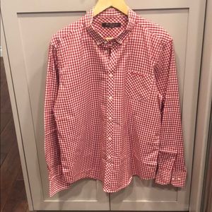 Ben Sherman red checked dress shirt